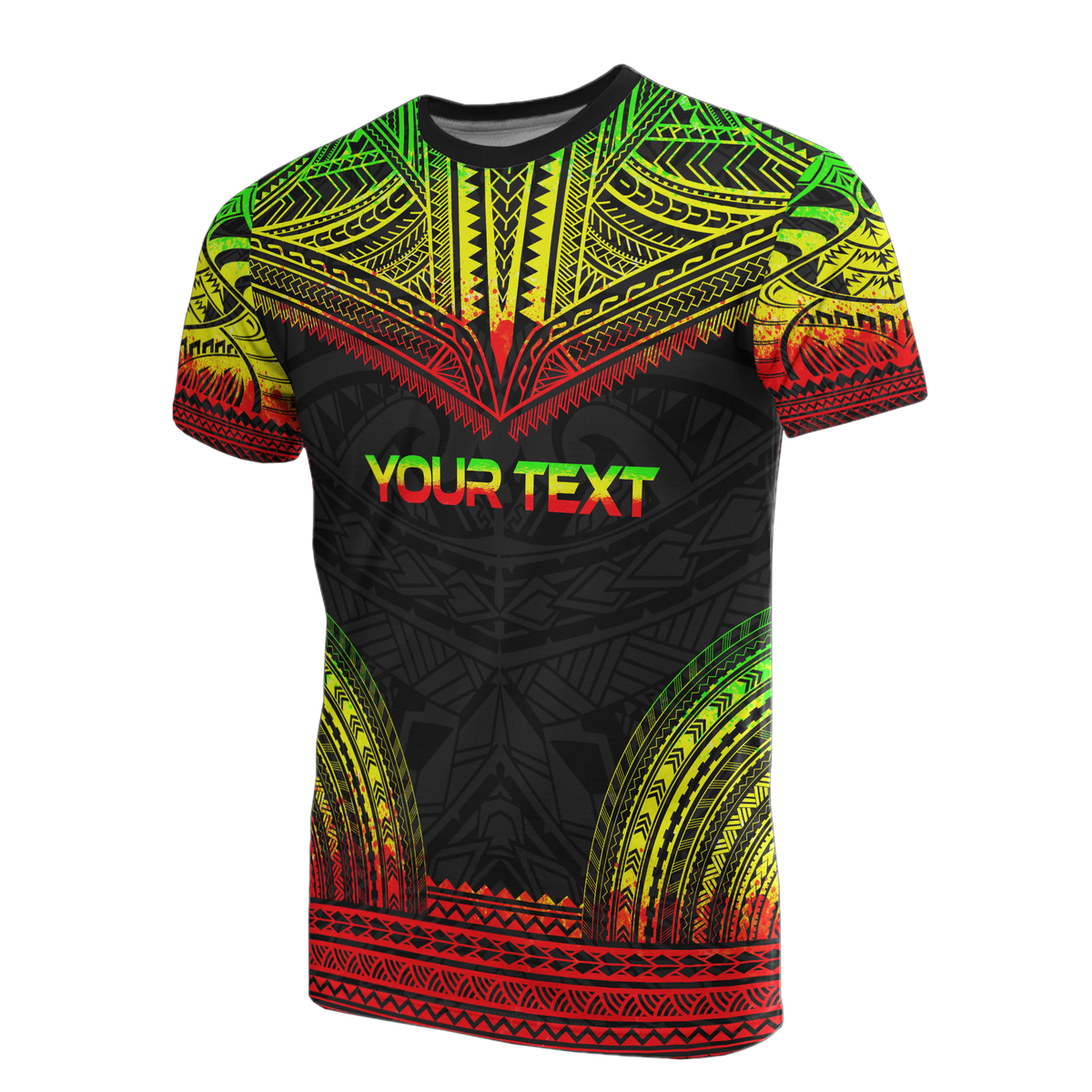 Yap All Over Custom T Shirt Yap Flag Polynesian Tattoo Reggae Color Unisex Reggae - Polynesian Pride