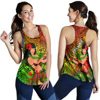 Hawaii Hula Girl Reggae Women Tank Top - LT2 RAGGAE - Polynesian Pride