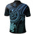 Chuuk Custom Polo Shirt Blue Turtle - Polynesian Pride