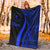 Chuuk Premium Blanket - Blue Polynesian Tentacle Tribal Pattern - Polynesian Pride