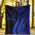 Chuuk Premium Blanket - Blue Polynesian Tentacle Tribal Pattern - Polynesian Pride