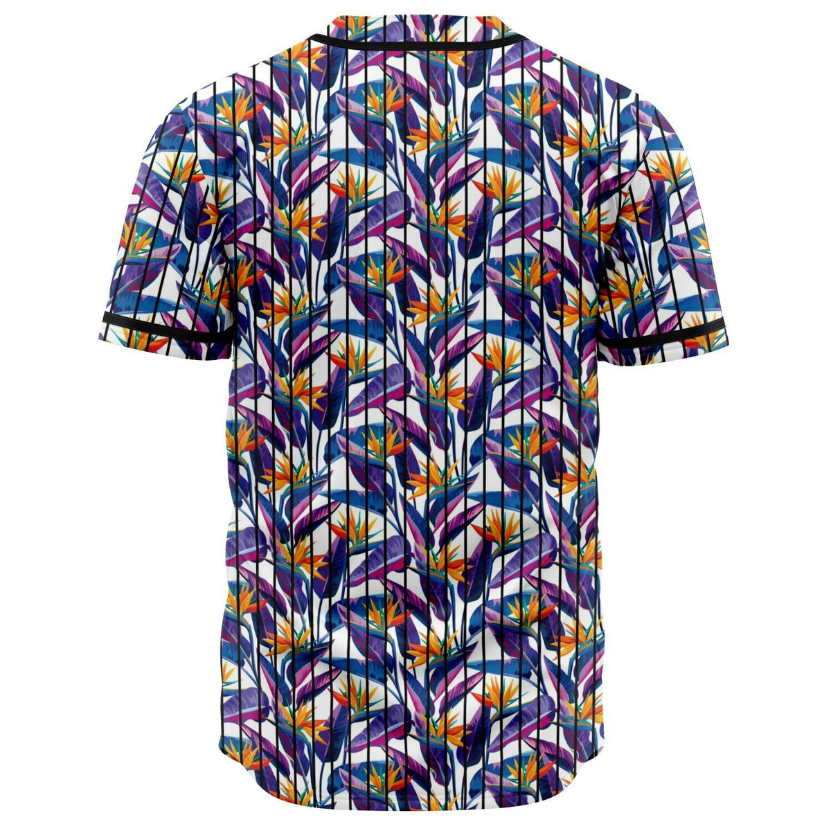 Tropical Strelitzia Baseball Jersey - Polynesian Pride