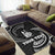 New Caledonia Polynesian Custom Personalised Area Rug - White Tribal Wave - Polynesian Pride