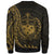 Samoa Sweatshirt - Polynesian Pattern Style Gold Color - Polynesian Pride