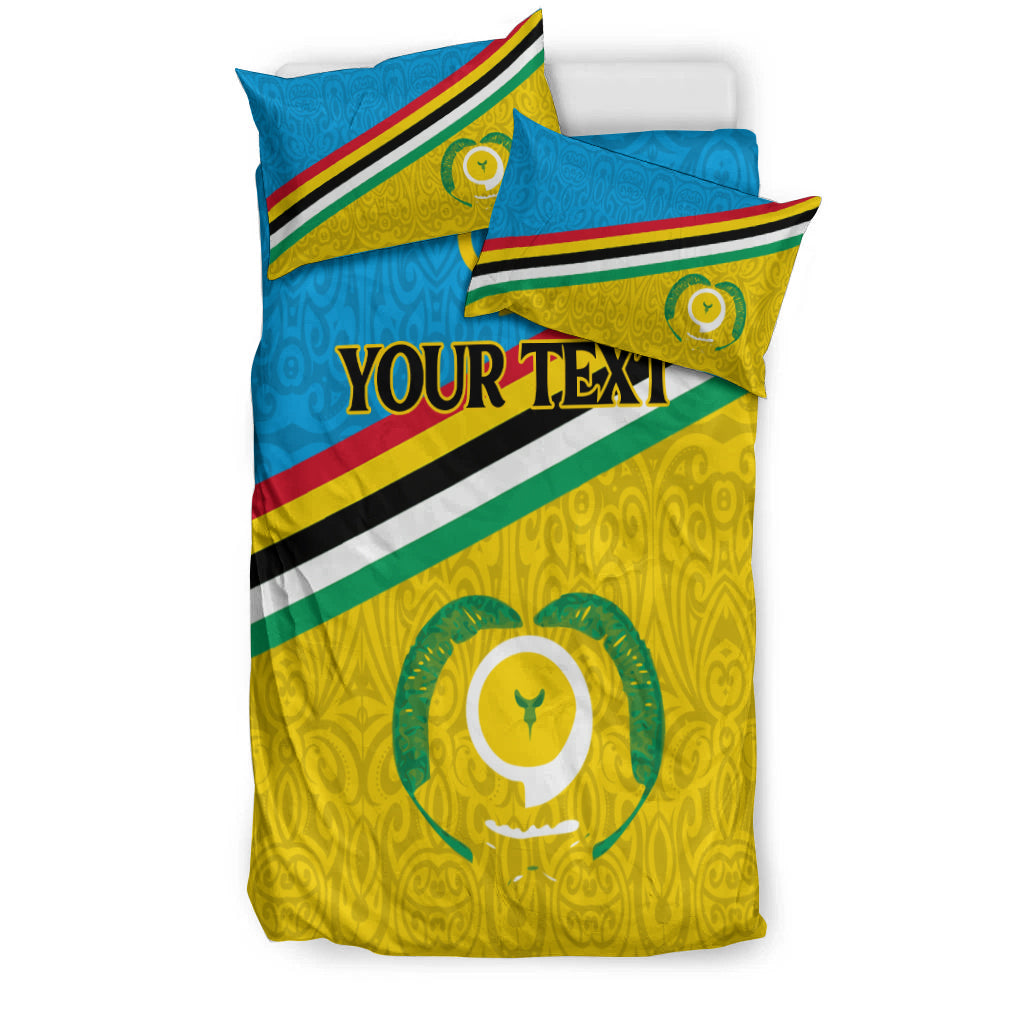 (Custom Personalised) Vanuatu Torba Province Bedding Set - Flag Style - LT12 - Polynesian Pride