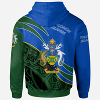 Solomon Islands Hoodie Symmetrical Lines - Polynesian Pride