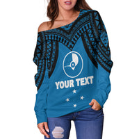 (Custom Personalised)Micronesia Yap - Proud Yapese Women Off Shoulder Sweater - LT12 - Polynesian Pride