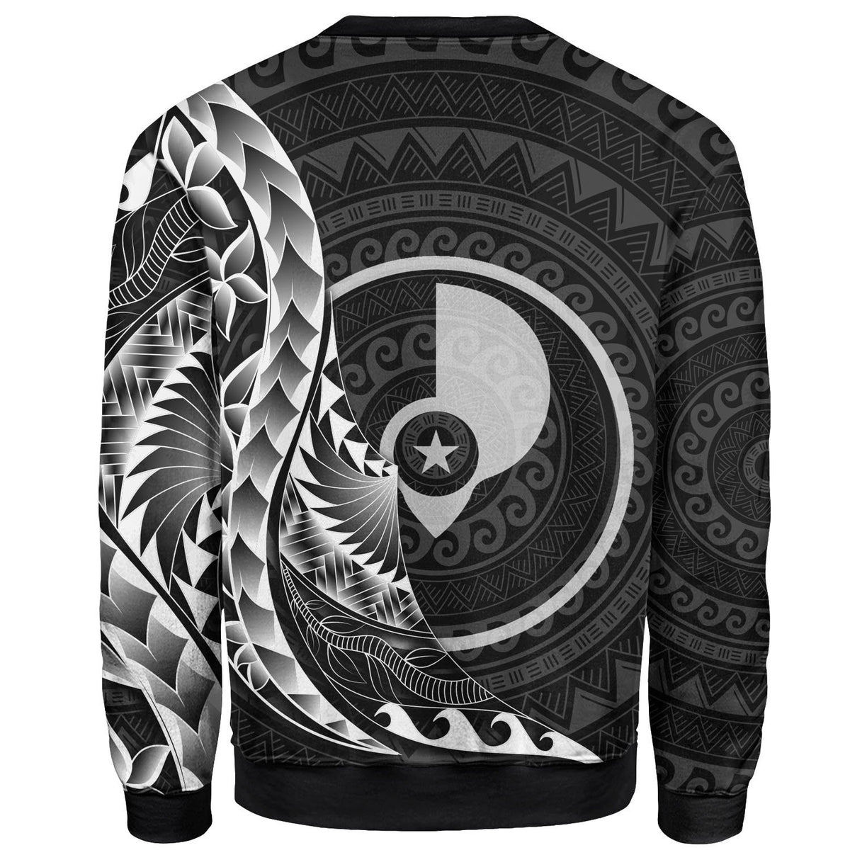 Yap Sweatshirt - Polynesian Pattern Style - Polynesian Pride