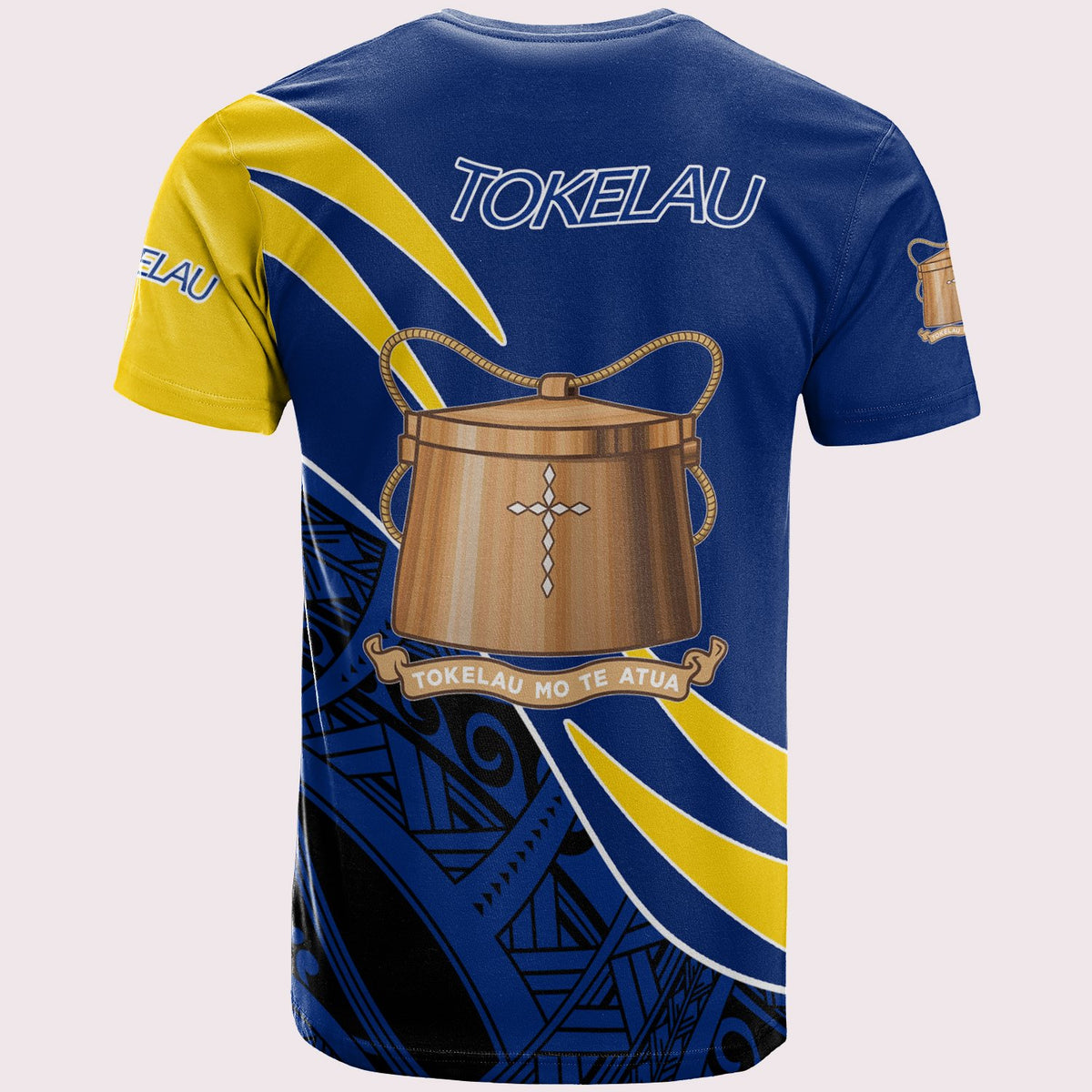 Tokelau T Shirt Symmetrical Lines - Polynesian Pride