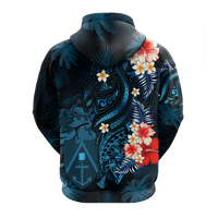 Pitcairn Islands Coconut Tree Turtle Polynesia Hoodie LT2 - Polynesian Pride