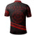 Marshall Islands Polo Shirt In My Heart Style Red Polynesian Patterns - Polynesian Pride