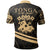 Tonga Polo Shirt In My Heart Style Gold Polynesian Patterns - Polynesian Pride