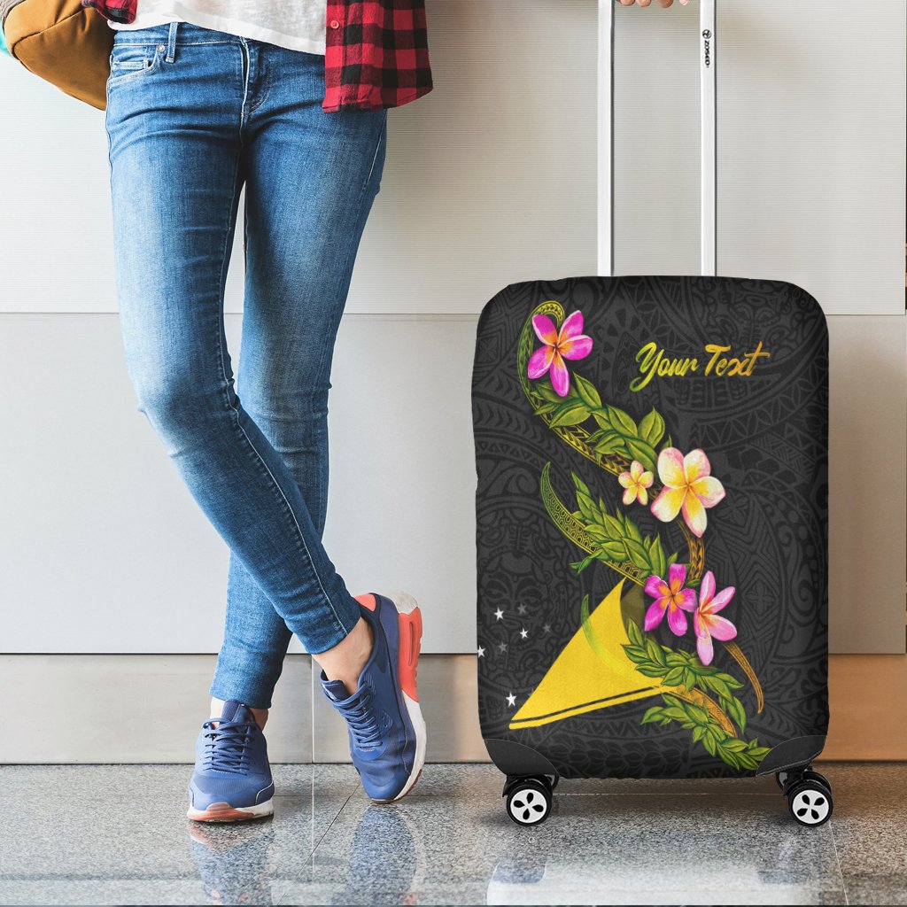 Tokelau Polynesian Custom Personalised Luggage Covers - Plumeria Tribal - Polynesian Pride