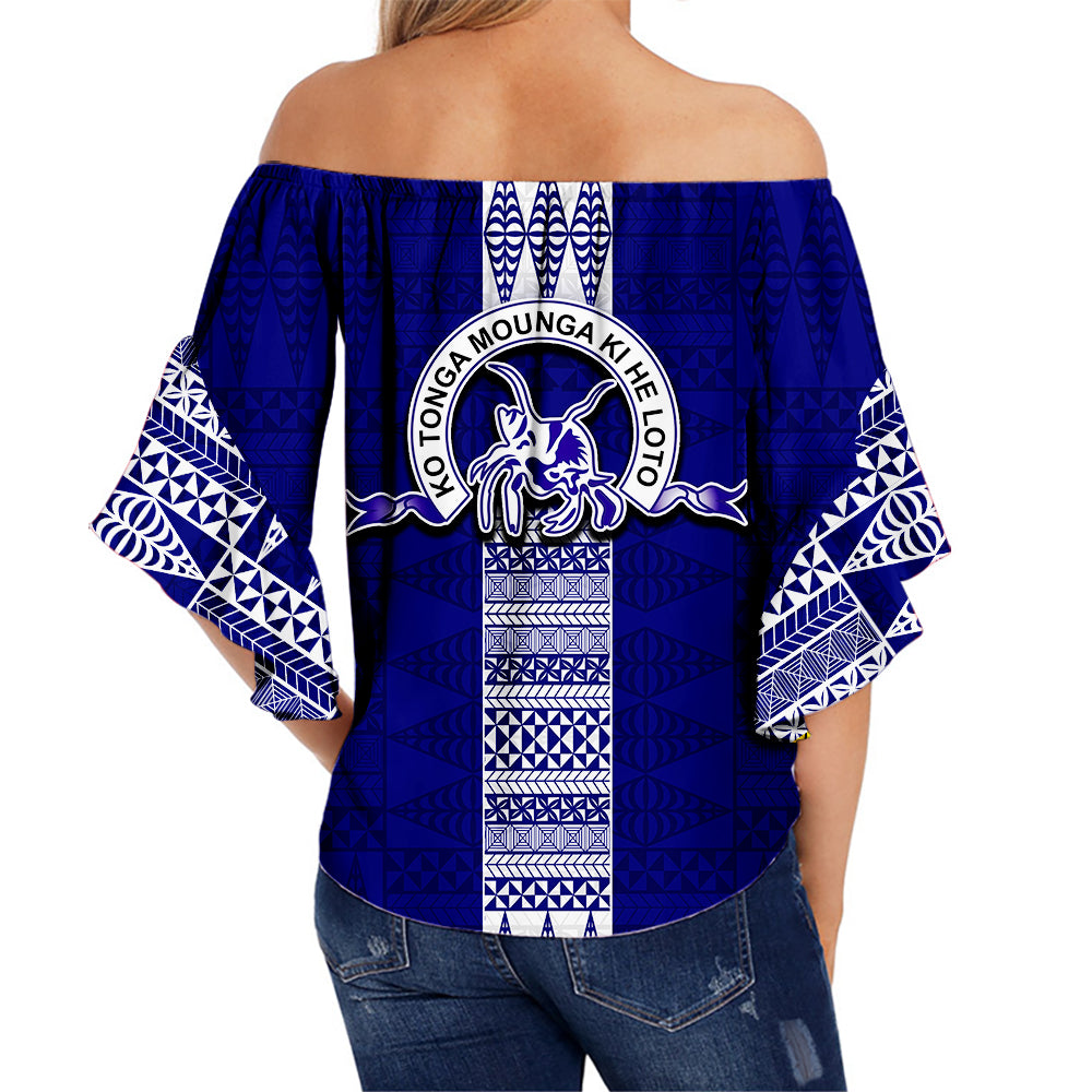 Queen Salote College Shoulder Waist Wrap Top Tonga Simple Style LT6 - Polynesian Pride