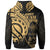 Guam Hoodie Gold Polynesian Patterns Best Guam Ever - Polynesian Pride