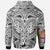 FiJill Over Hoodie FiJi Coat ofrms (White) - Polynesian Pride