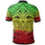 Samoa All Over Polo Shirt American Samoa Coat Of Arms (Reggae) - Polynesian Pride