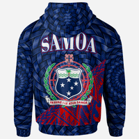 Samoa Hoodie Siusega Polynesian Patterns With Bamboo - Polynesian Pride