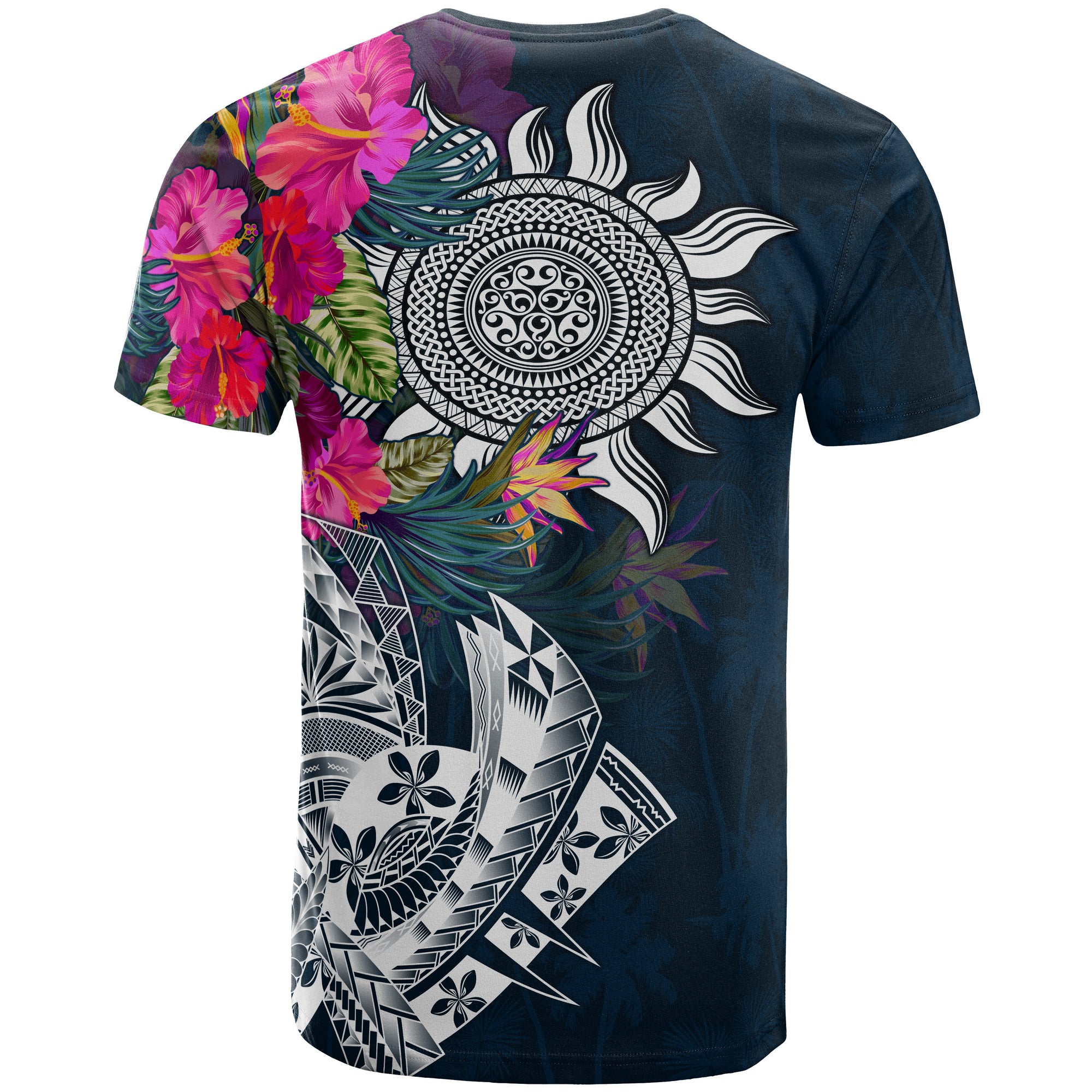 Polynesian Custom T shirt Summer Vibes Unisex Blue - Polynesian Pride