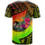 Tahiti T Shirt Polynesian Hook and Hibiscus (Raggae) - Polynesian Pride