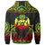 Tonga Custom Zip up Hoodie Coat of Arms With Patterns Reggae Color - Polynesian Pride