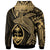 Guam Hoodie Humpback Whale & Coat of Arms Gold - Polynesian Pride