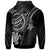 Polynesian Custom Zip up Hoodie White Turtle - Polynesian Pride