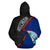 Guam Zip up Hoodie Guam Flag Grunge Special Custom (Chamorro) LT6 Unisex Black - Polynesian Pride