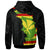 Hawaii Zip up Hoodie Wrap Flag and Polynesian Paterns - Polynesian Pride