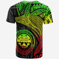 Federated States of Micronesia T Shirt Humpback Whale & Coat of Arms Reggae - Polynesian Pride