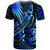 Niue T Shirt The Flow Of The Ocean Blue - Polynesian Pride