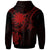 Nauru Custom Hoodie Red Turtle - Polynesian Pride