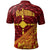 Rotuma Polo Shirt Malhaa Tapa Patterns With Bamboo - Polynesian Pride