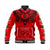 (Custom Personalised) Samoa Tribal Tattoo Coat Of ArmsBaseball Jacket No.1 LT6 Unisex Red - Polynesian Pride