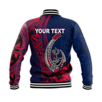 (Custom Personalised) Guam Fish Hook Baseball Jacket Flag Color Style LT6 - Polynesian Pride