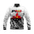 (Custom Personalised) Papua New Guinea Patterns Baseball Jacket LT6 Unisex white - Polynesian Pride