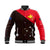 (Custom Personalised) Papua New Guinea And Australia Baseball Jacket LT6 Unisex Red - Polynesian Pride