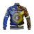 (Custom Personalised) Samoa And Australia Aboriginal Baseball Jacket Together LT8 - Polynesian Pride