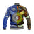 Samoa And Australia Aboriginal Baseball Jacket Together LT8 - Polynesian Pride