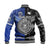 (Custom Personalised) Samoa And New Zealand Baseball Jacket Together - Black LT8 - Polynesian Pride