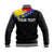 (Custom Personalised) Pilipinas Baseball Jacket Simple Style - Black LT6 - Polynesian Pride