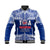 Toa Samoa Rugby Baseball Jacket Siva Tau LT6 Unisex Blue - Polynesian Pride