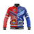 Samoa And Kiribati Baseball Jacket Together LT8 Unisex Blue - Polynesian Pride