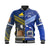 Samoa And Tokelau Baseball Jacket Together LT8 Unisex Blue - Polynesian Pride