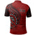 Fiji Polo Shirt Red Color Polynesian Patterns Best Fiji Ever - Polynesian Pride