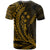 Kosrae State T Shirt Gold Wings Style - Polynesian Pride