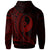 Yap State Hoodie Red Wings Style - Polynesian Pride