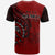 Samoa T Shirt Red Color Polynesian Patterns Best Samoa Ever - Polynesian Pride