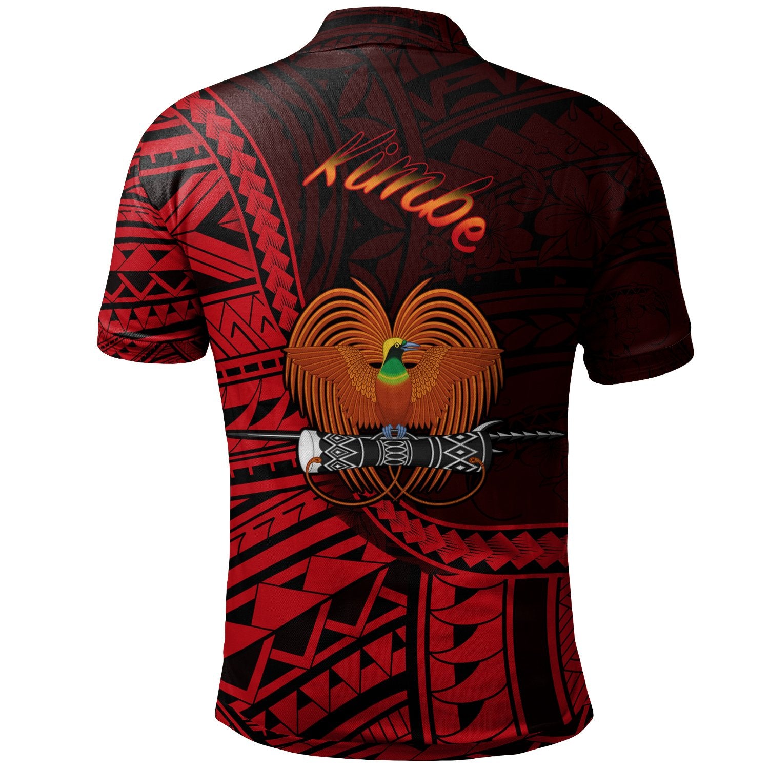 Papua New Guinea Polo Shirt Kimbe Polynesian Patterns Unisex Black - Polynesian Pride