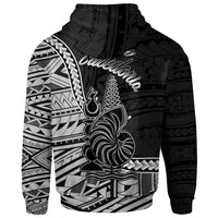 New Caledonia Islands Hoodie New Caladonia Seal of New Caledonia Polynesian Patterns - Polynesian Pride